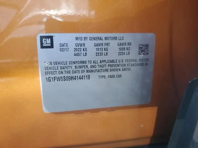 2017 CHEVROLET BOLT EV LT  