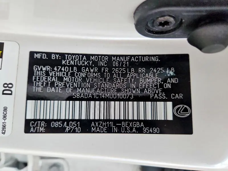 2021 LEXUS ES 300H  