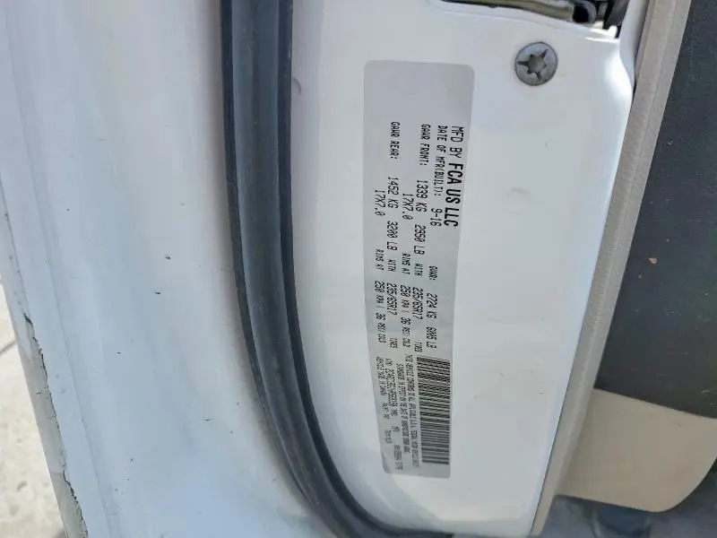 2017 CHRYSLER PACIFICA TOURING L  