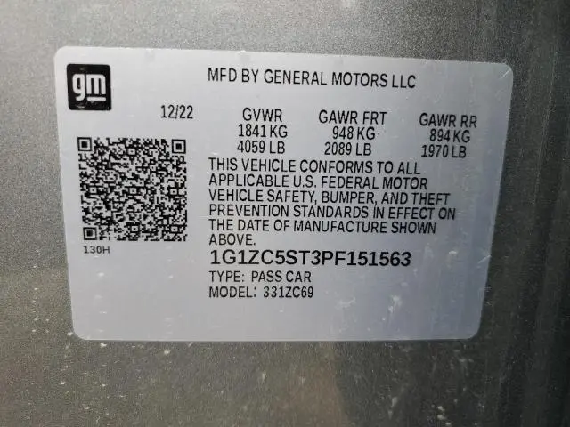 2023 CHEVROLET MALIBU LS  