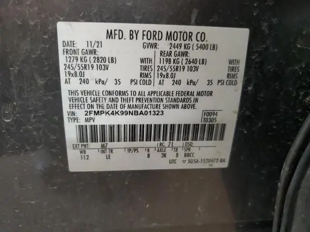 2022 FORD EDGE TITANIUM  