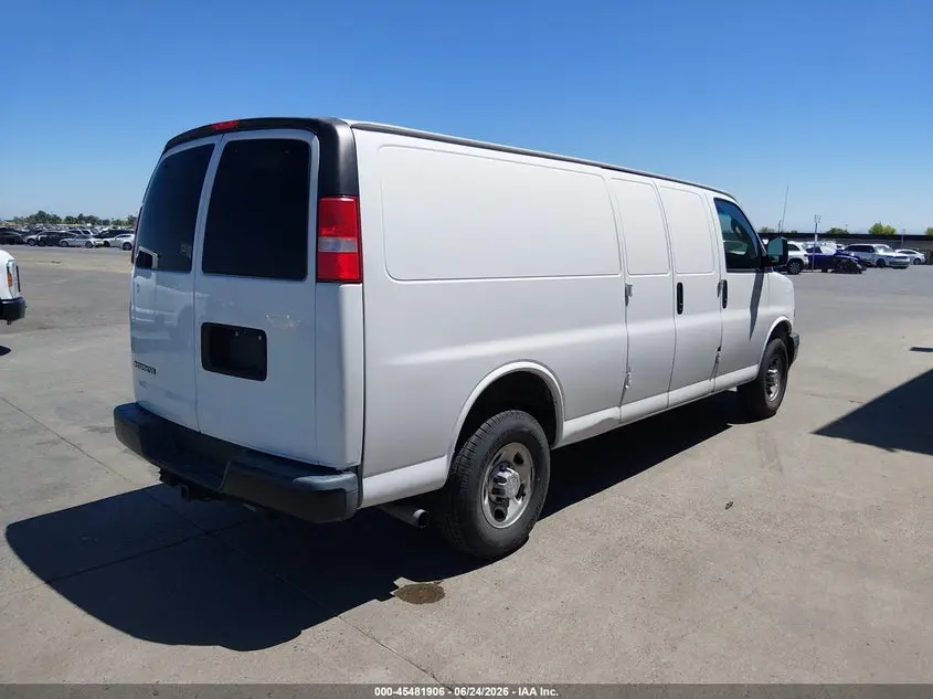 2020 CHEVROLET EXPRESS CARGO RWD 3500 EXTENDED WHEELBASE WT