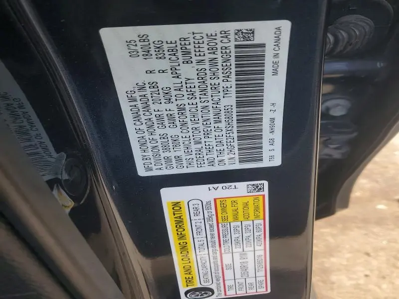 2025 HONDA CIVIC SPORT  
