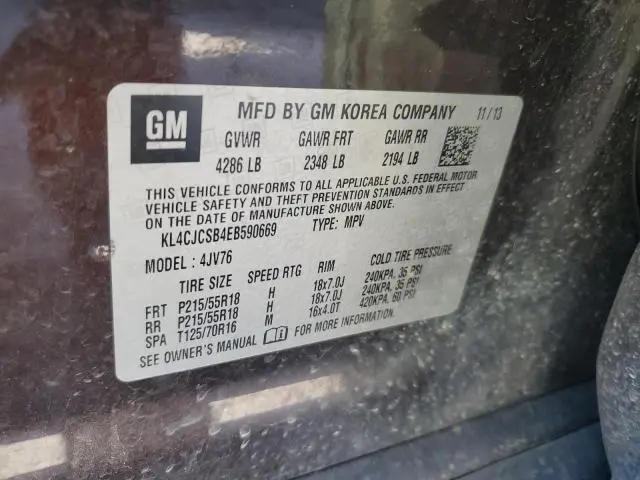 2014 BUICK ENCORE   