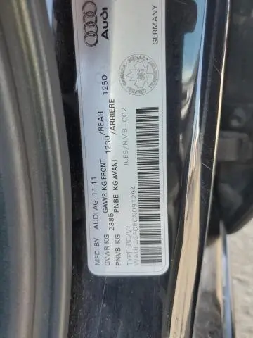 2012 AUDI A6 PREMIUM  