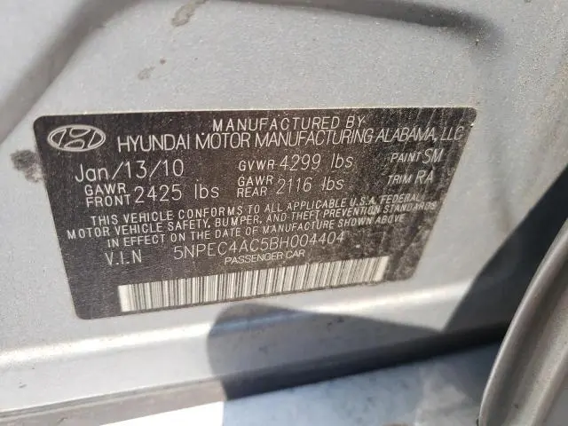 2011 HYUNDAI SONATA SE