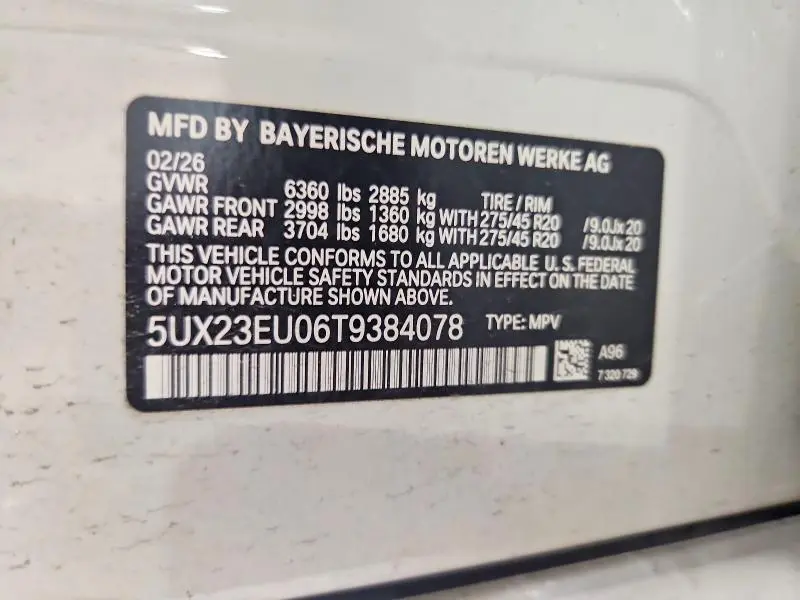 2026 BMW X5 XDRIVE40I  