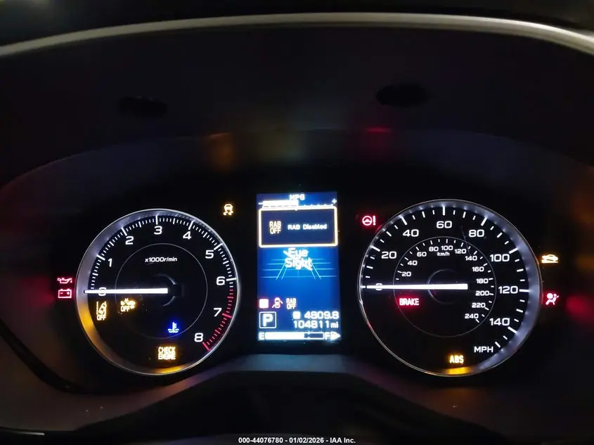 2019 SUBARU IMPREZA 2.0I LIMITED