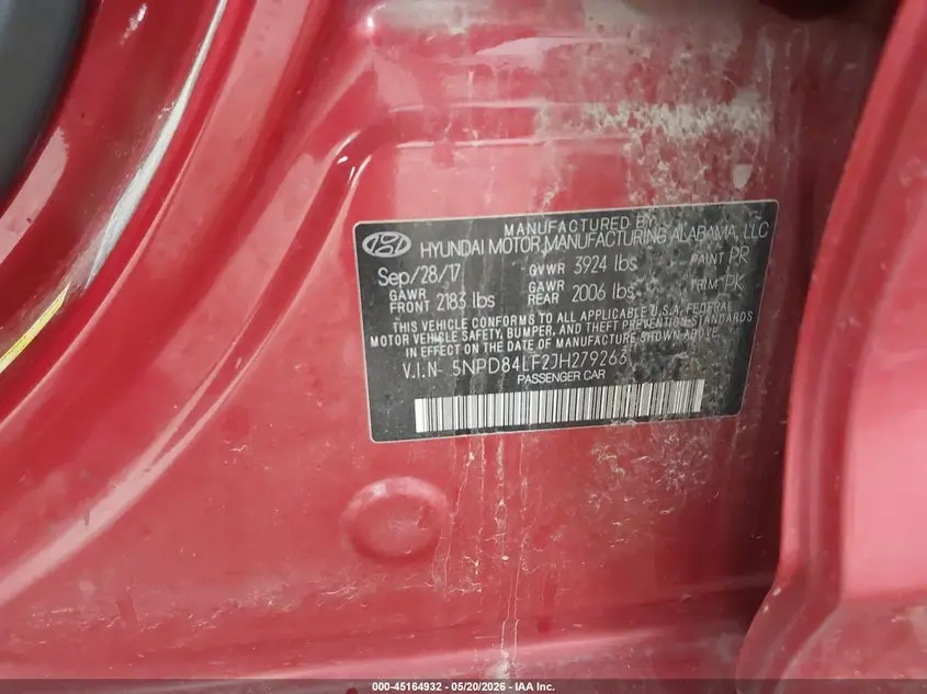 2018 HYUNDAI ELANTRA SEL