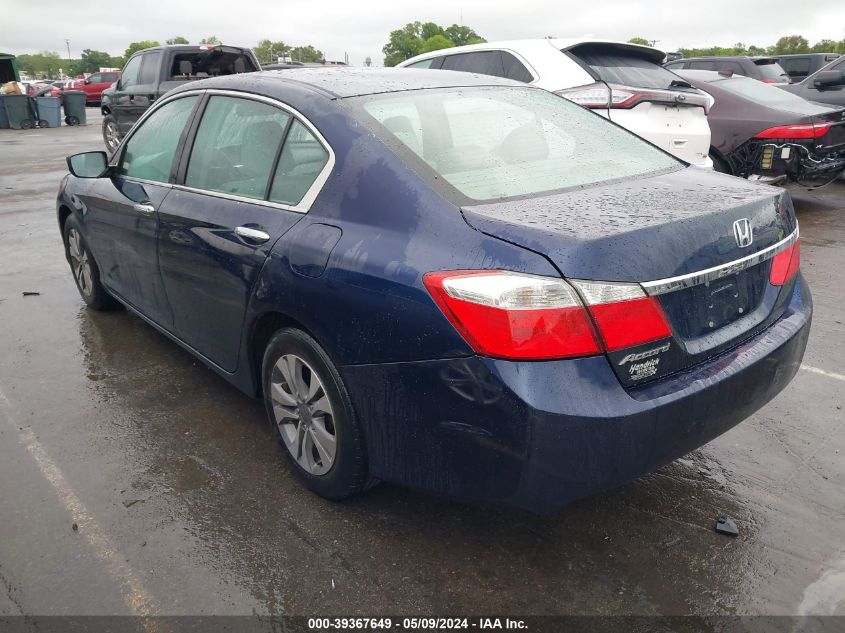 2015 HONDA ACCORD LX