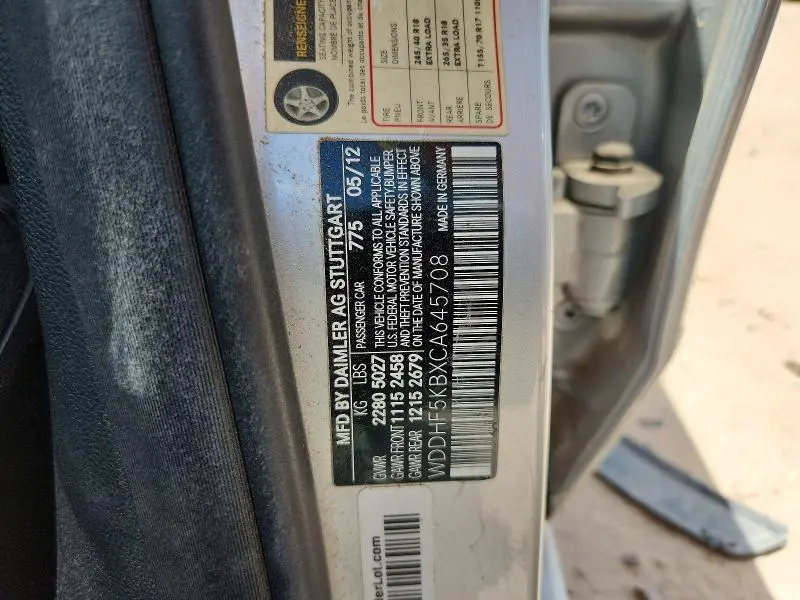 2012 MERCEDES-BENZ E 350  
