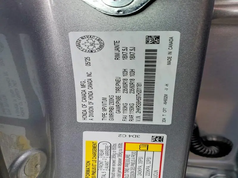 2026 HONDA CR-V   