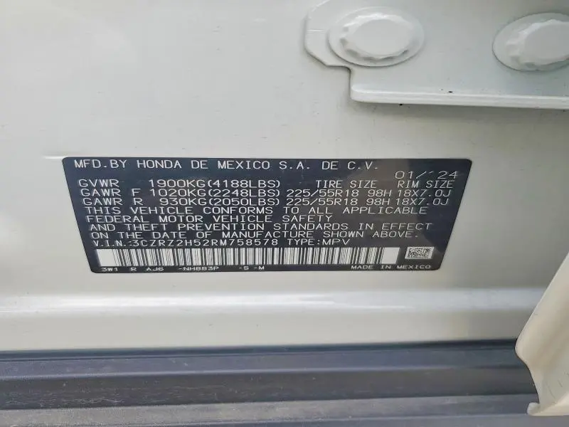 2024 HONDA HR-V SPORT  