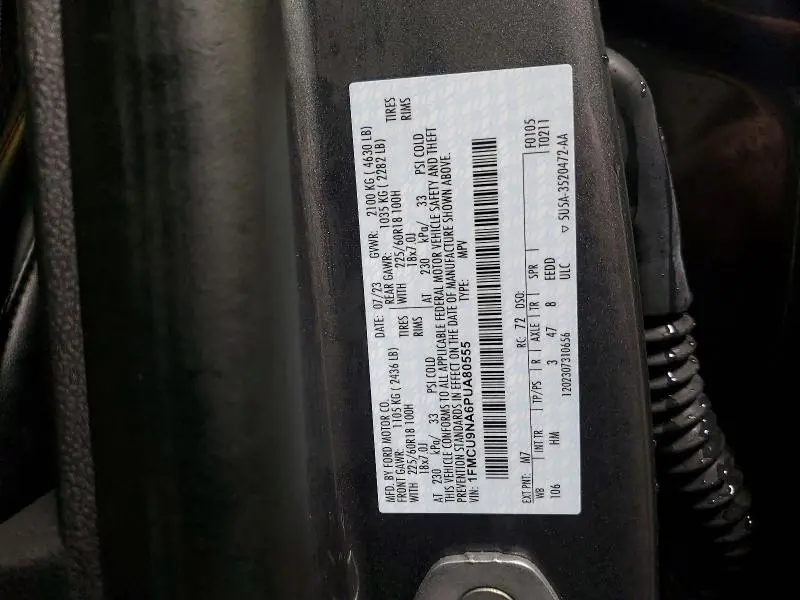 2023 FORD ESCAPE ST LINE SELECT  