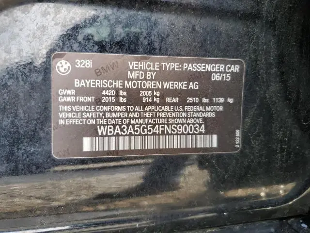 2015 BMW 328 I