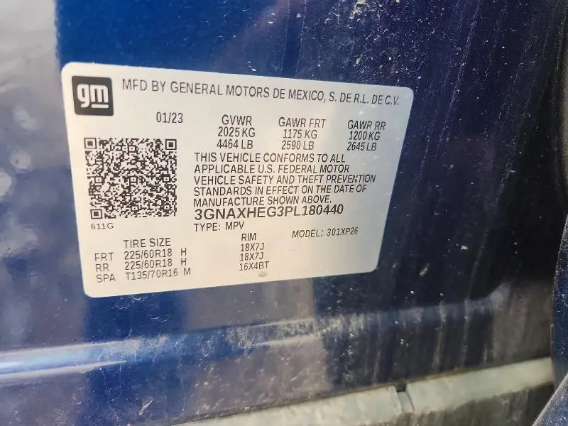 2023 CHEVROLET EQUINOX LS  