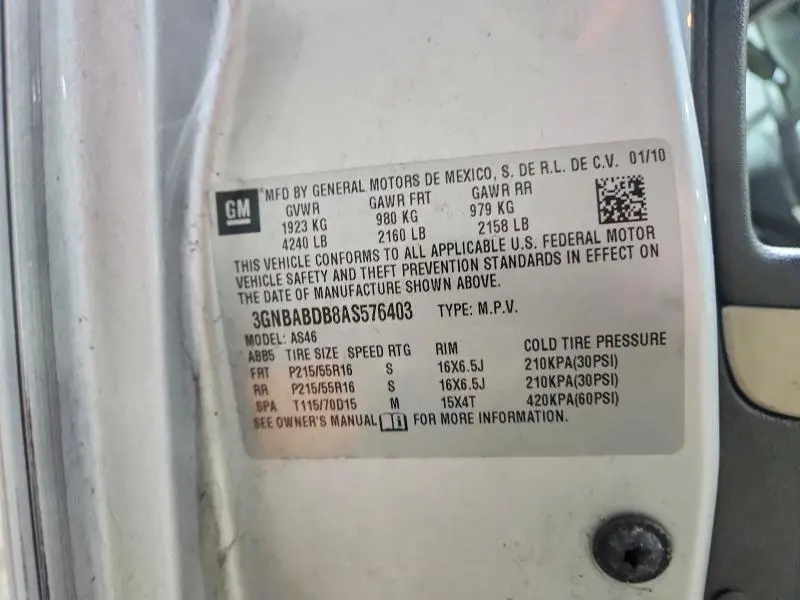 2010 CHEVROLET HHR LT  