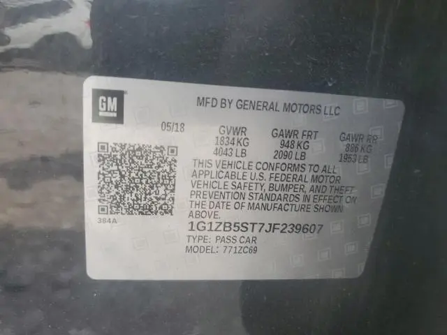 2018 CHEVROLET MALIBU LS  