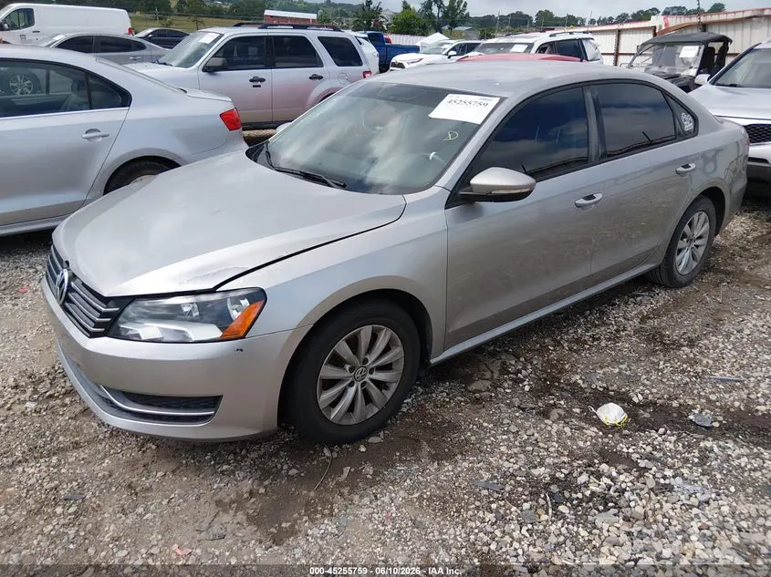2012 VOLKSWAGEN PASSAT 2.5L S