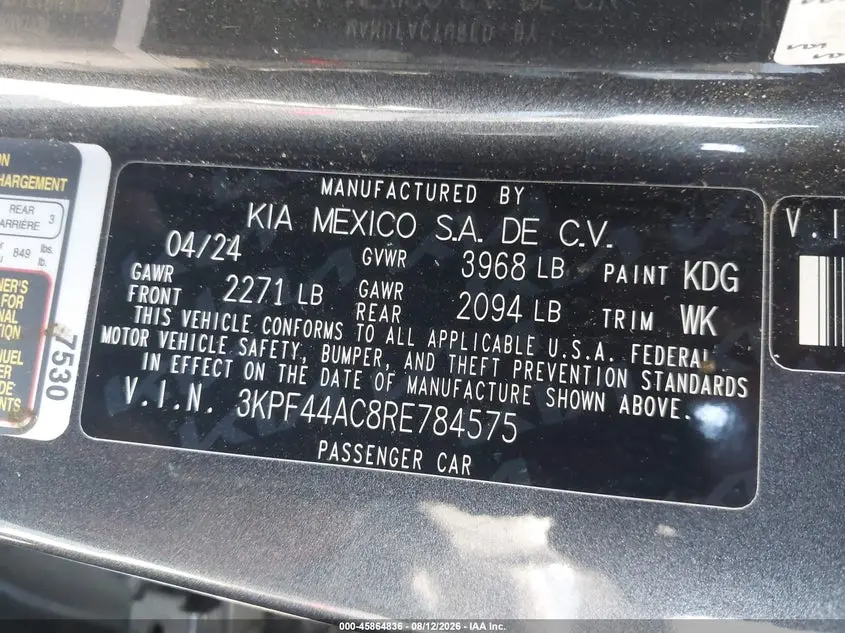 2024 KIA FORTE GT