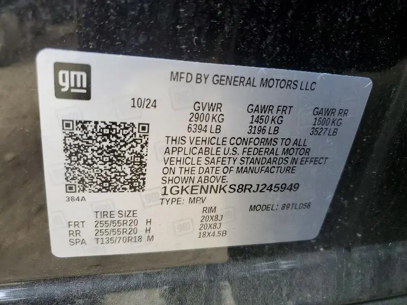2024 GMC ACADIA UPLEVEL  