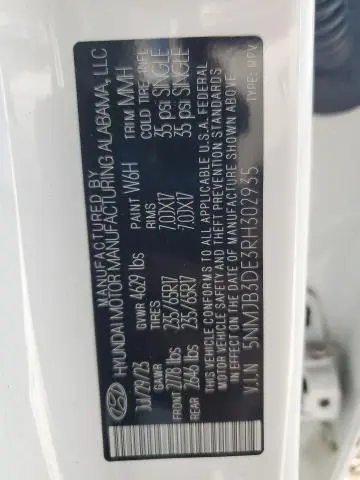 2024 HYUNDAI TUCSON SEL  