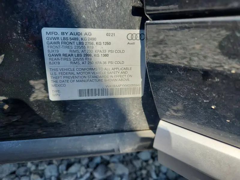 2021 AUDI Q5 PREMIUM PLUS  