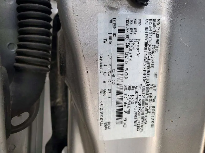 2015 FORD FOCUS SE  