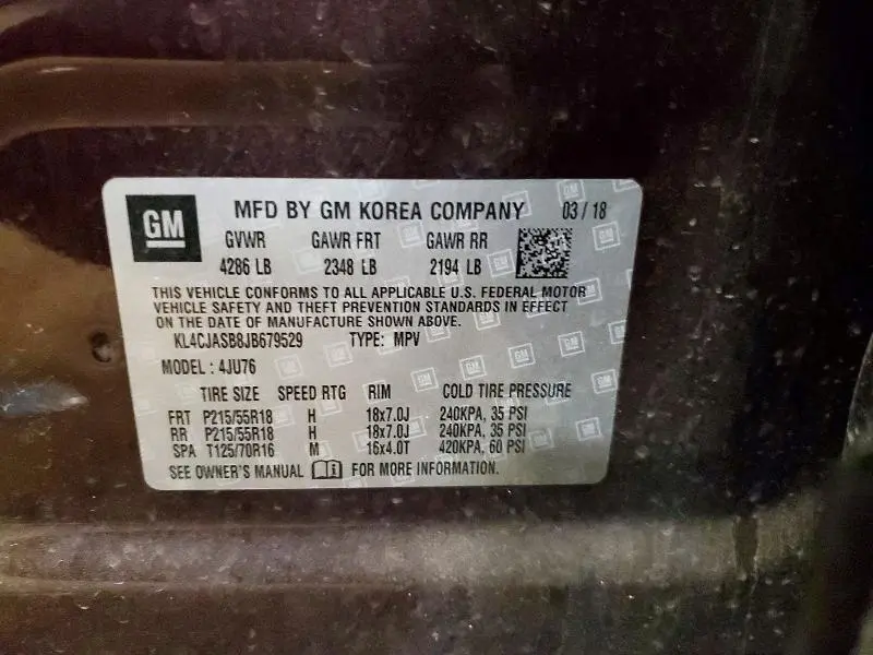2018 BUICK ENCORE PREFERRED  