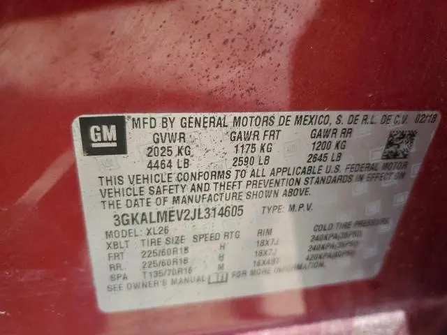 2018 GMC TERRAIN SLE  