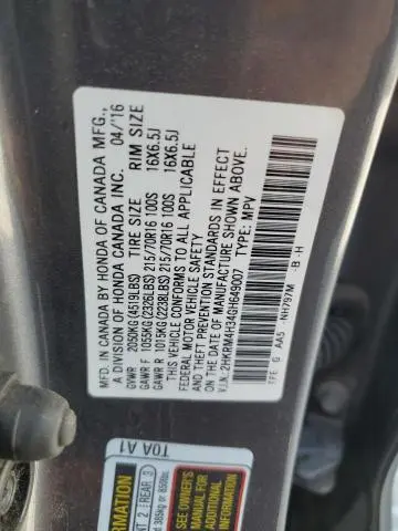 2016 HONDA CR-V LX  