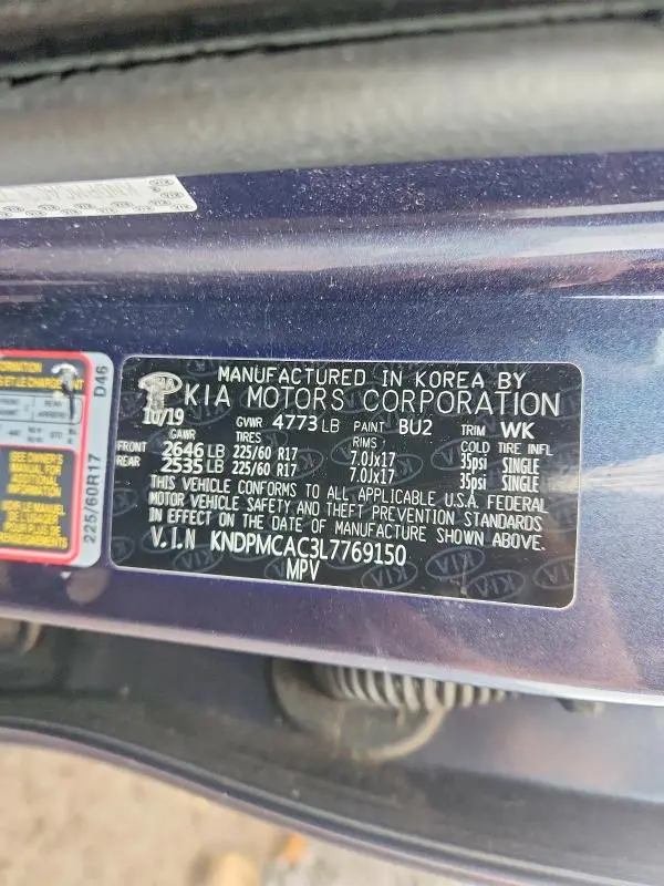 2020 KIA SPORTAGE LX  