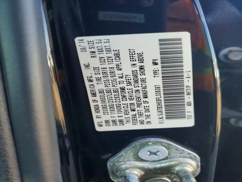 2015 ACURA RDX TECHNOLOGY  