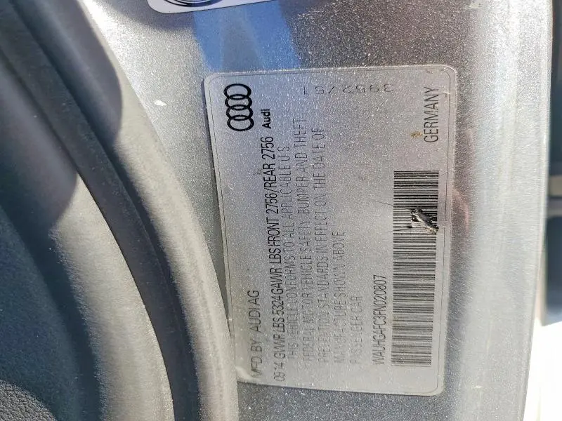 2015 AUDI A6 PRESTIGE  