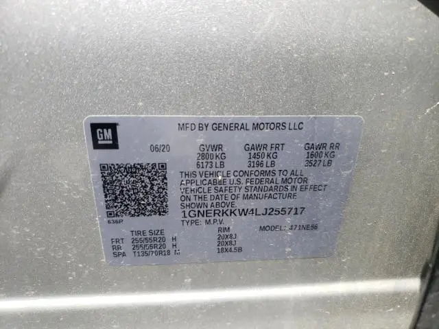 2020 CHEVROLET TRAVERSE PREMIER  