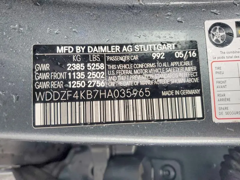 2017 MERCEDES-BENZ E 300 4MATIC  