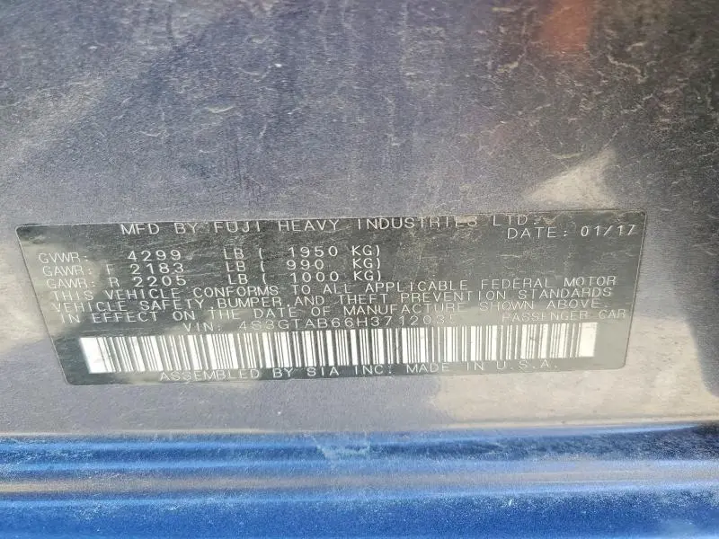 2017 SUBARU IMPREZA PREMIUM  