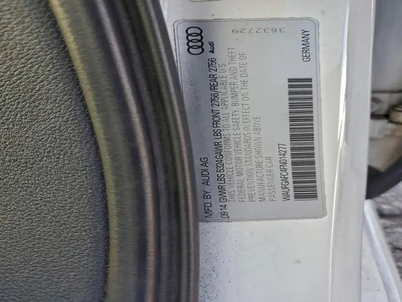 2015 AUDI A6 PREMIUM PLUS  