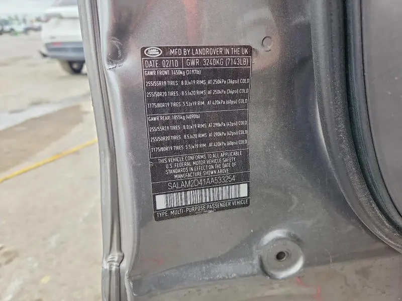 2010 LAND ROVER LR4 HSE PLUS  