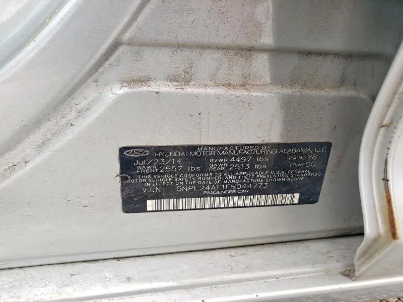 2015 HYUNDAI SONATA SE  