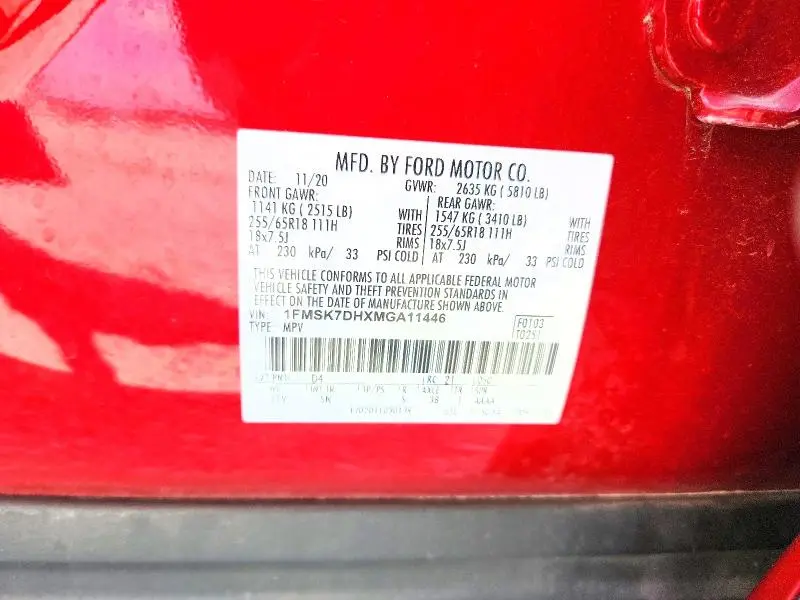 2021 FORD EXPLORER XLT  