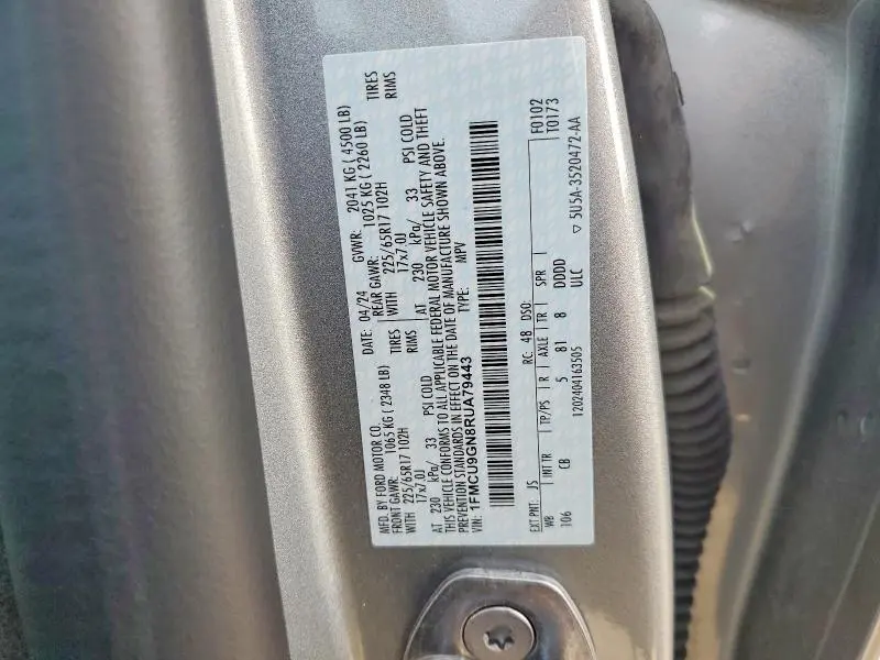 2024 FORD ESCAPE ACTIVE  