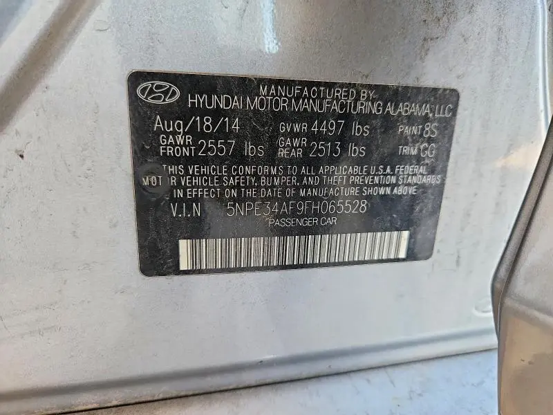 2015 HYUNDAI SONATA SPORT  