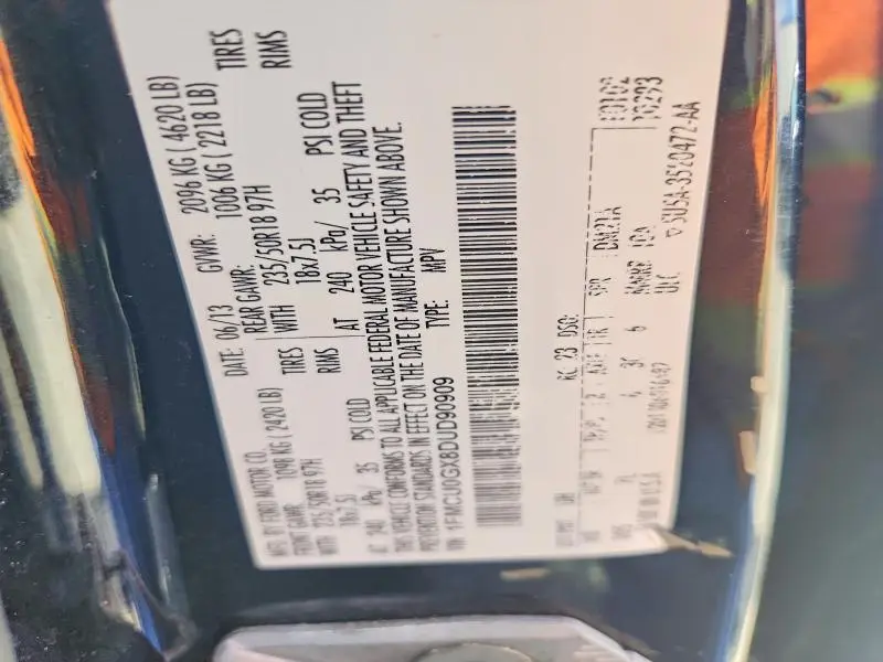 2013 FORD ESCAPE SE  