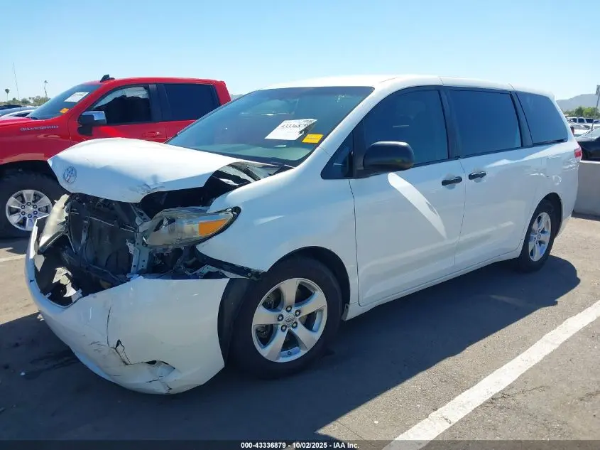 2013 TOYOTA SIENNA L V6 7 PASSENGER