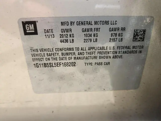 2014 CHEVROLET MALIBU LS  