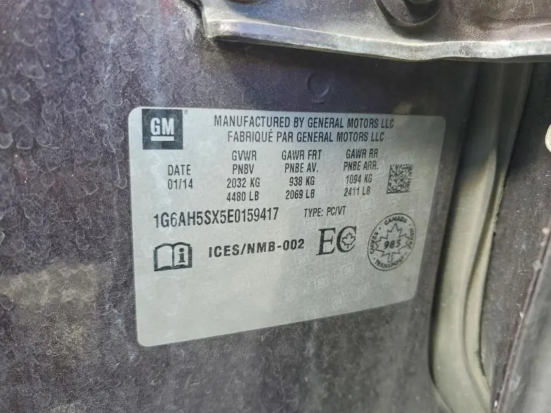 2014 CADILLAC ATS LUXURY  