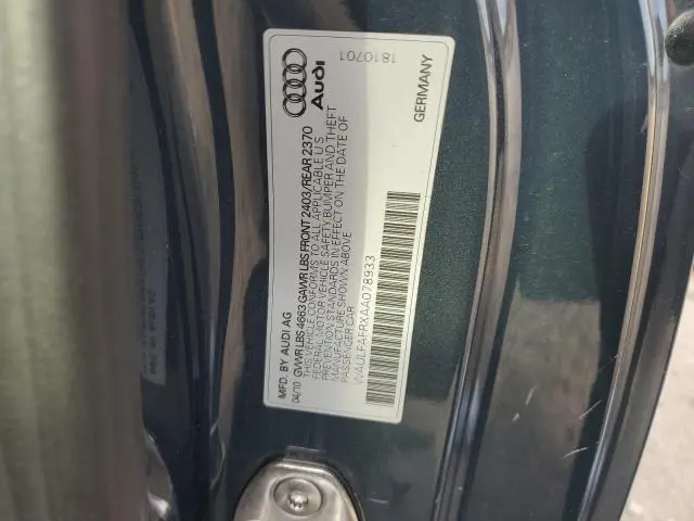 2010 AUDI A5 PREMIUM PLUS  