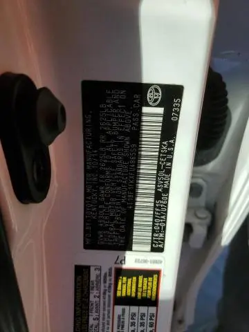 2015 TOYOTA CAMRY LE  