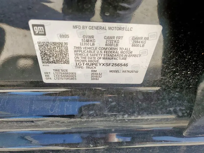 2025 GMC SIERRA K2500 AT4  